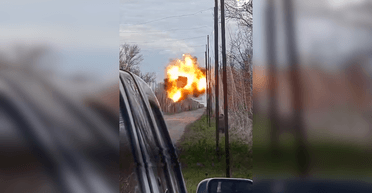 Российский FPV взрывается в воздухе: в Запорожской ОГА показали антидронные сетки в действии (видео)