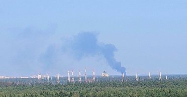 Под Москвой горит здание военного аэродрома "Чкаловский", — росСМИ (видео)