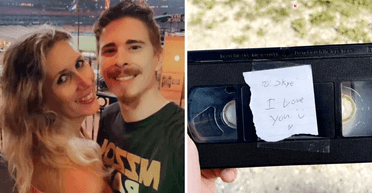 Подружжя знайшло стару відеокасету із запискою, яка змінила їхнє життя (фото)