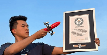 Китайський безпілотник розвинув шалену швидкість і "налітав" на Книгу рекордів Гіннесса