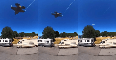 Невероятный полет: истребитель F-35 прошел на сверхнизкой высоте в Сиэтле (видео)