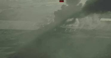 Масштабна пожежа з детонацією: ЗСУ уразили ракетами ATACMS та SCALP склад "Шахедів" у Донецькому аеропорту