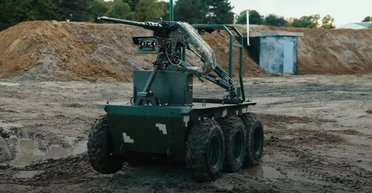 Для ВСУ создали боевого наземного робота с пулеметом: как работает Droid Raw 12.7 (видео)
