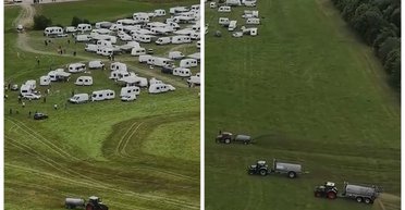 Наглые кемперы "оккупировали" фермерские участки: их выгоняли "грязным оружием" (видео)