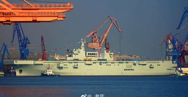 Китай спустил на воду четвертый десантный корабль Type 075 LHD (фото)