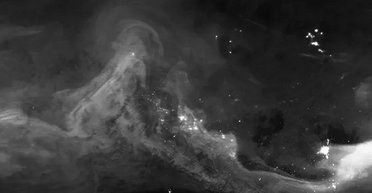 Зовсім інший вигляд: супутник NASA зафіксував полярне сяйво в інфрачервоному світлі (фото)