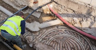 В Италии обнаружили мозаику виллы короля остготов Теодориха Великого (фото)