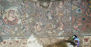 Символизировала плодовитость и достаток: археологи нашли древнюю мозаику в Изнике (фото)