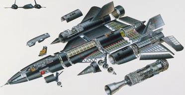 Blackbird SR-71 разработан, чтобы расширить границы скорости и высоты: 3 главные инновации