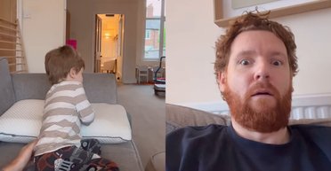 Батько наляканий: дитина побачила загадкового "страшного хлопчика" біля дверей у підвал (бачив)