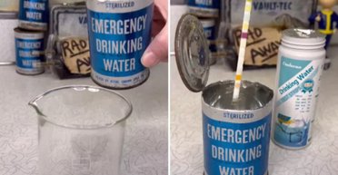 Жінка перевірила 70-річну консервовану воду: люди шоковані результатом (відео)
