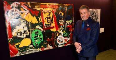 Сильвестр Сталлоне продал свою оригинальную картину за рекордную сумму (фото, видео)
