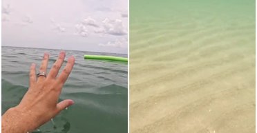 Жінка впустила в океан обручку вартістю $10 тисяч: що вона робила далі (фото)