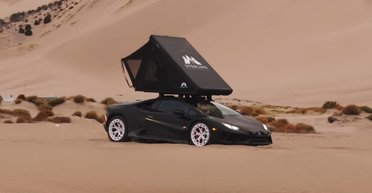 Унікальний 1500-сильний автодім Lamborghini застряг у пустелі (фото, відео)