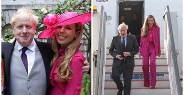 Дружина Бориса Джонсона Керрі похизувалася стрункими ніжками