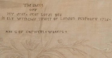 В Лондонском музее покажут простынь, вышитую волосами казненного мужчины (фото)