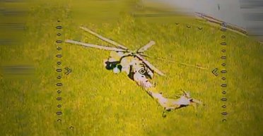Спецоперация над Курской областью: СБУ поразила FPV-дроном российский вертолет Ми-28 (видео)