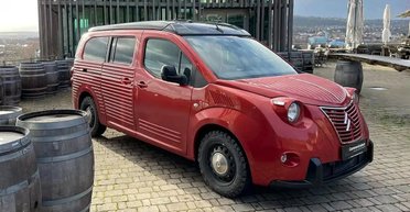 Citroen Berlingo превратили в оригинальный электрический автодом в ретро-стиле (фото)