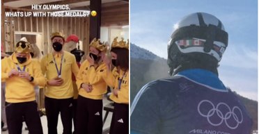 Флаг РФ на шлеме, сломанные медали и штаны конькобежки: какими фейлами отметилась Олимпиада-2026