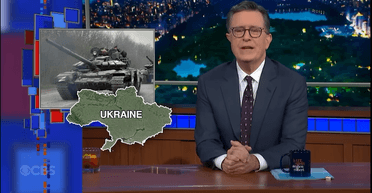 "Надихає світ": у популярному вечірньому шоу США показали мапу України без Криму (відео)
