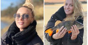 Оля Полякова в блакитному купальнику показала, де набрала зайві кілограми