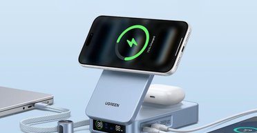 Одновременно заряжает 5 гаджетов: вышел повербанк с панелями для беспроводной зарядки (фото)