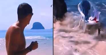 Рідкісні кадри: турист випадково зняв перші секунди однієї з найбільших катастроф в історії