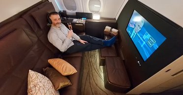 Люкс в небе: как выглядит перелет в Абу-Даби за 250 тысяч гривен