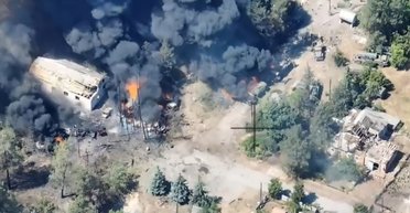 "Стала фейерверком": в "Азове" показали эффектный удар по российской РСЗО "Град" (видео)