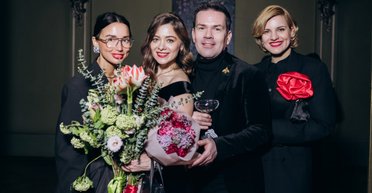 Соню Плакидюк і Марину Арістову помітили на модній виставці в Києві (фоторепортаж)