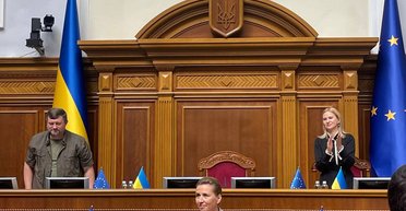 Премьер Дании прибыла с визитом в Киев и выступила в Раде, — депутаты (фото)