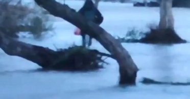 "Машины едут по морю": шторм в Крыму залил улицы, полуостров частично обесточен (фото)