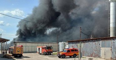Под Кропивницким пожар на химическом производстве, есть погибший: детали (видео, фото)