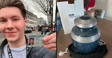 "Мертвый" мужчина оказался жив после того, как семье прислали прах и свидетельство о смерти