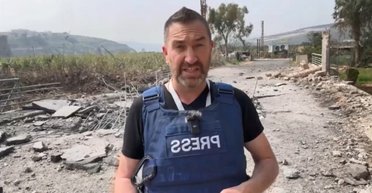 Пропагандист РФ попал под "ракету Израиля" в Ливане: ударила за 5 м (видео)