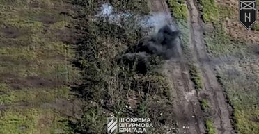Накрили вогнем: з'явилося відео з БПЛА, як 3 ОШБр зачищала лісосмугу біля Андріївки (відео)
