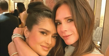 "Болять ноги": Сальма Хаєк показала залаштунки вечірки Вікторії Бекхем (фото)