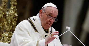 Папа Римский в новой молитве назвал украинцев и россиян "двоюродными братьями" (скриншот)