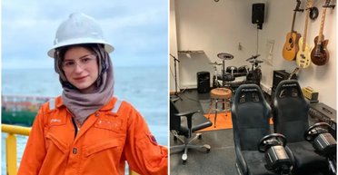 Девушка показала, как живут работники самых роскошных в мире нефтяных вышек (фото)