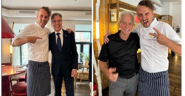 Евгений Клопотенко рассказал, чем угощал госсекретаря США Энтони Блинкена и актера Майкла Дугласа
