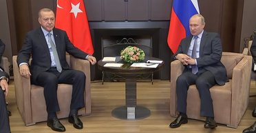 "Між Росією та Туреччиною війна": перекладач обмовився на зустрічі Путіна й Ердогана в Сочі (відео)