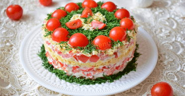 Салат из крабовых палочек: рецепт вкусного праздничного блюда