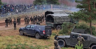 Лукашенко запускает мигрантов в Польшу через вырытый в лесу туннель (видео)