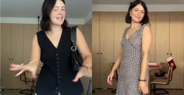 Жінка одягла "спірне" вбрання на роботу і негайно пошкодувала про це (відео)