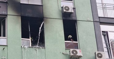 Обстрел Киева: КГВА сообщила о пожаре из-за падения обломков и опровергла свое сообщение