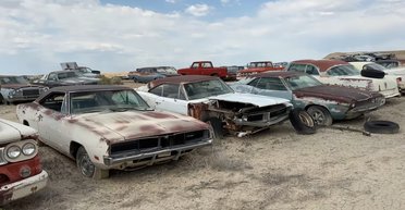 Сокровища на свалке: обнаружено кладбище раритетных спортивных ретро-авто (видео)