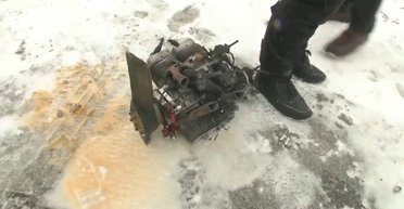 У Києві двигун "Шахеда" влетів у вікно авто, пробивши водійське скло, — ЗМІ (відео)