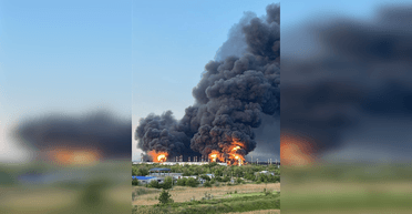 В Московській області спалахнула пожежа на нафтобазі, — росЗМІ (фото)