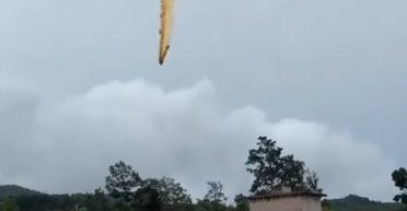 Китайська космічна ракета, що впала на село, вибухнула смертельними хімікатами (відео)