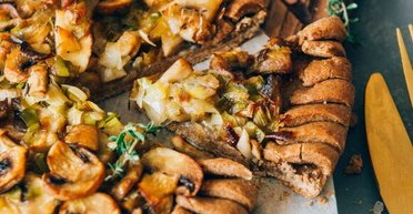 Постный пирог с грибами: рецепт вкусной выпечки